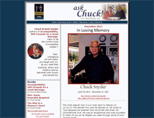 Tablet Screenshot of chucksnyder.org